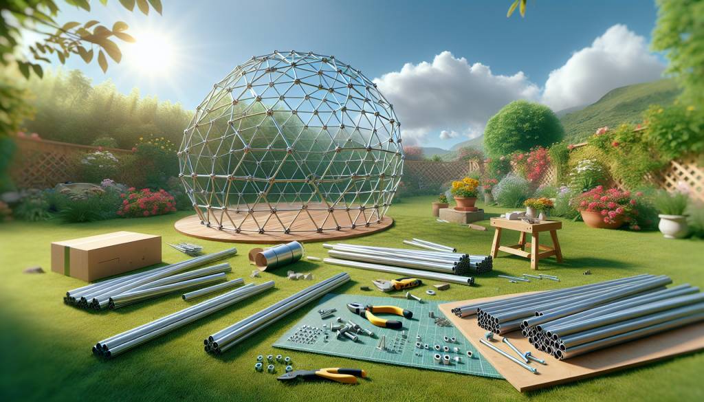 installer un dome geodesique dans le jardin : étapes et conseils pratiques